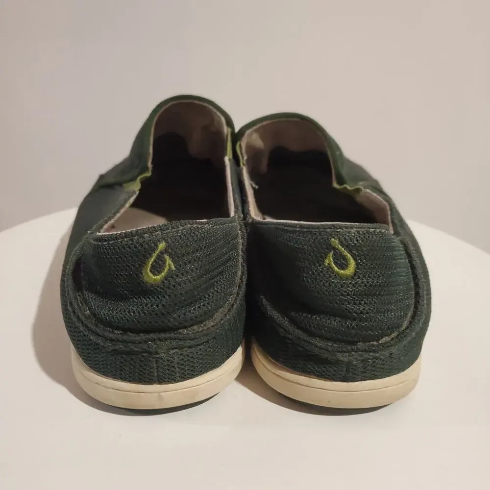 OluKai Nohea Mesh Slip-On Sneaker Loafer Shoes Mens Size 10.5 Gray Comfort Boat